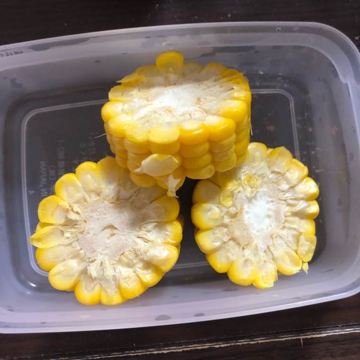 幼児食 柔らかいとうもろこし